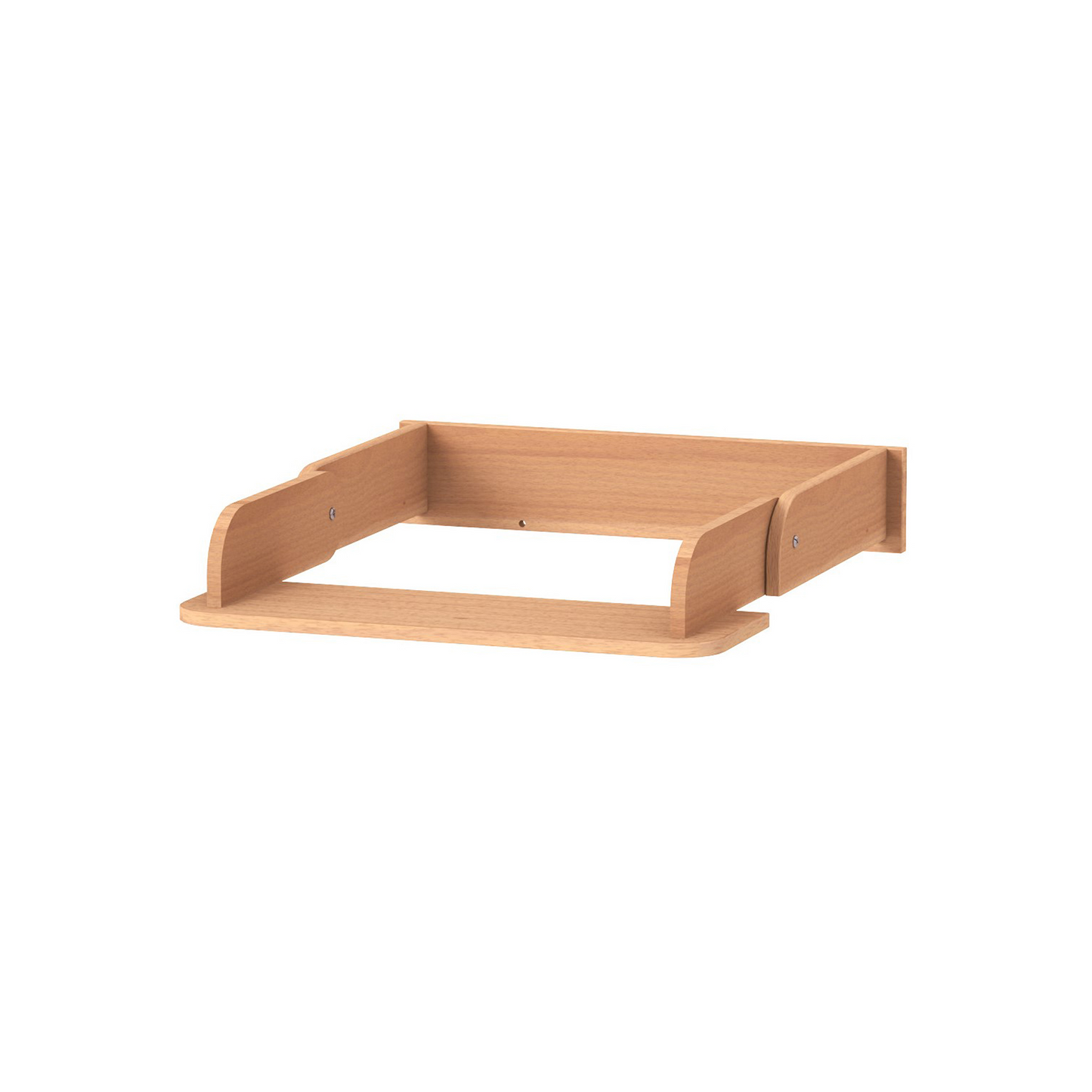 Klappbarer Wickeltisch Veres in Natur – natürlicher Look für eine gemütliche und funktionale Wickelstation.