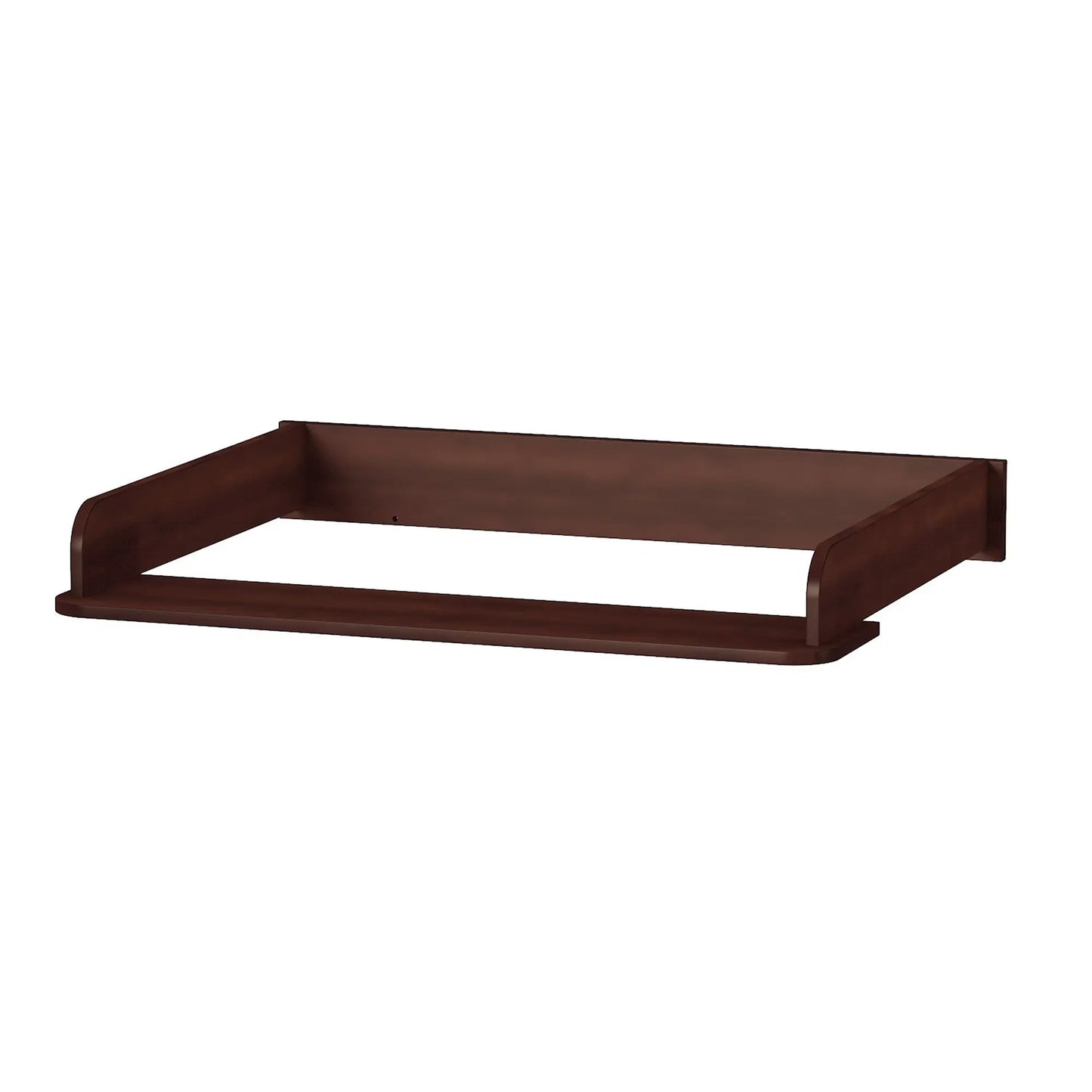 Klappbarer Wickeltisch Veres in Nussbaum – hochwertiger Wickeltisch mit stilvollem Holzfinish.