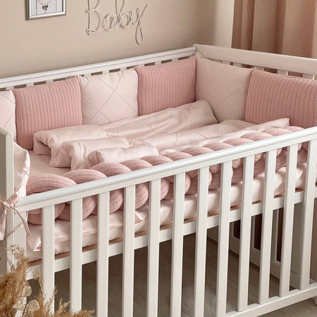 Babybettwäsche-Set 6 für 120x60 TraumLand Rosa
