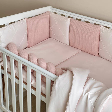 Babybettwäsche-Set 6 für 120x60 TraumLand Rosa