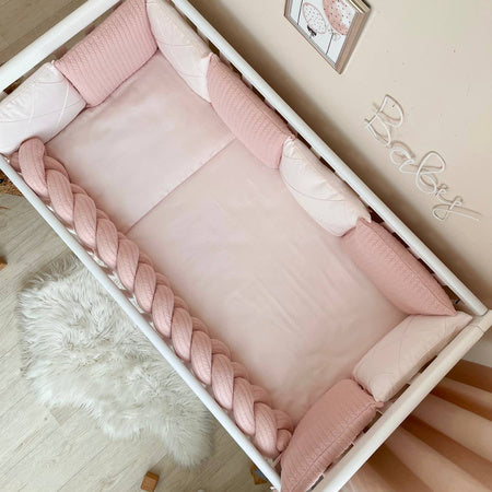 Babybettwäsche-Set 6 für 120x60 TraumLand Rosa