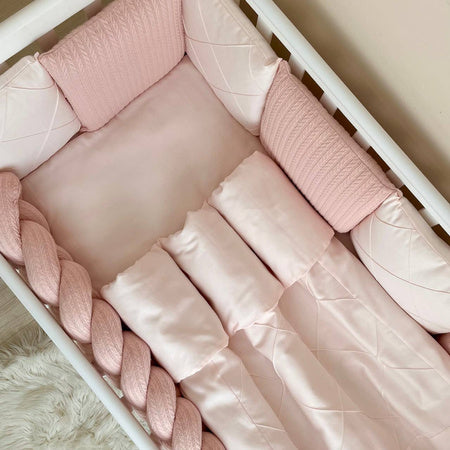 Babybettwäsche-Set 6 für 120x60 TraumLand Rosa