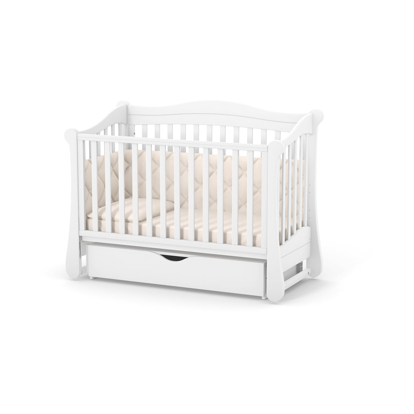 Babybett Veres LD18 – klassisches Modell im amerikanischen Stil 120*60cm