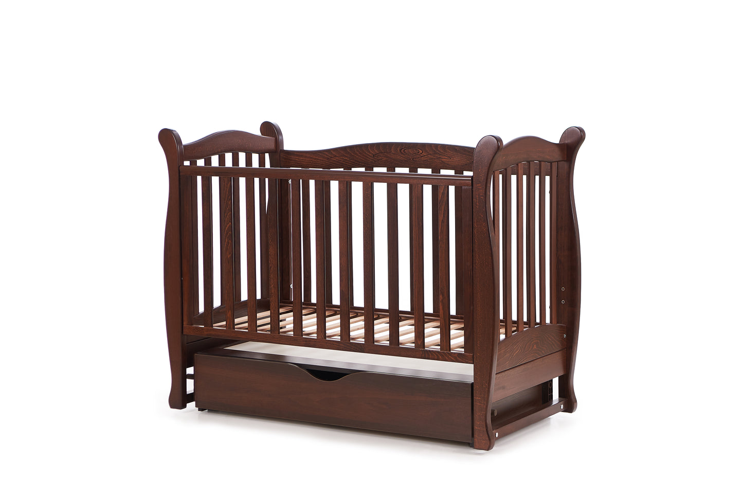 Veres LD15 Babybett (120x60 cm) Klassisches Modell aus Holz