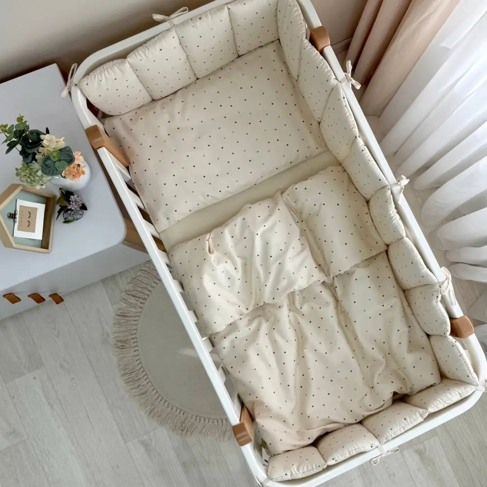 Babybettwäsche-Set für 120x60 cm Tiny Love Beige